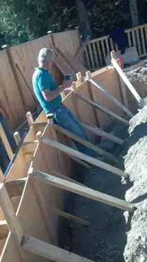 Radius Retaining Wall, Patio & Fire Pit, Bothell WA, photo 5