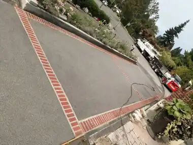 Broadmoor Golf Club Front Entrance in Seattle, WA by Down Right Concrete