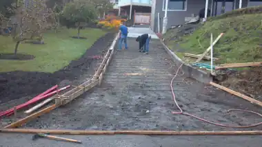 Long Driveway with Curb, Everett WA, photo 2