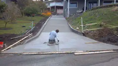 Long Driveway with Curb, Everett WA, photo 6