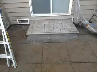 Back Patio & Step Forming, Puget Sound WA, photo 1