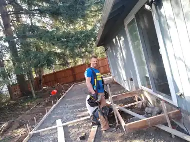 Back Patio & Step Forming, Puget Sound WA, photo 2