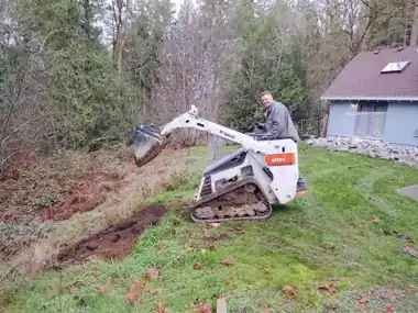 Hillside Driveway Tear-Out, Puget Sound WA, photo 2