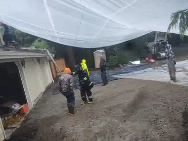 Front Stairs & Stamped Driveway, Winter Pour, Puget Sound WA, photo 3