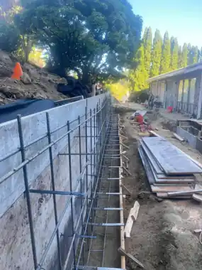 Retaining Wall, Slab & Hillside Stairs, Puget Sound WA, photo 7