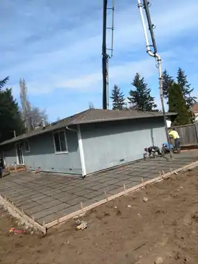 Pump-Truck Pour, Backyard Slab, Puget Sound WA, photo 2