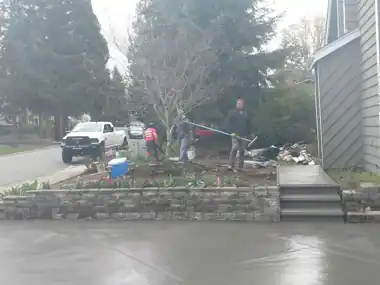 Driveway, Rock Wall & Stamped Walk, Puget Sound WA, photo 2