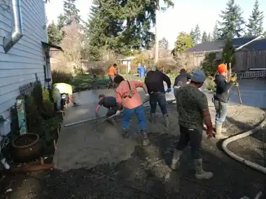 Side-Yard Slab Pour, Puget Sound WA, photo 2