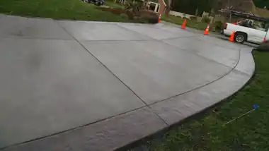 Driveway with Stamped Border, Puget Sound WA, photo 1