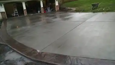 Driveway with Stamped Border, Puget Sound WA, photo 2