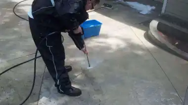 Stamped Concrete Clean & High-Gloss Seal, Puget Sound WA, photo 3