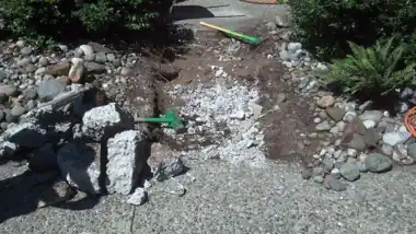 Pea Gravel Exposed Aggregate Walkway, Puget Sound WA, photo 2